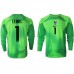 Frankrijk Hugo Lloris #1 Keeper Voetbalkleding Uitshirt WK 2022 Lange Mouwen